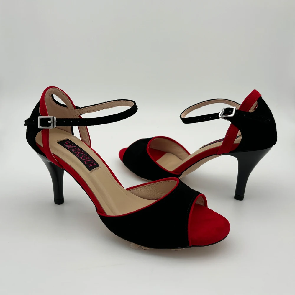 Argentina Tango Shoes pratice shoes  Party Shoes Wedding Shoes  Leather Hard Sole 7.5cm 9cm heel available Shipping Free