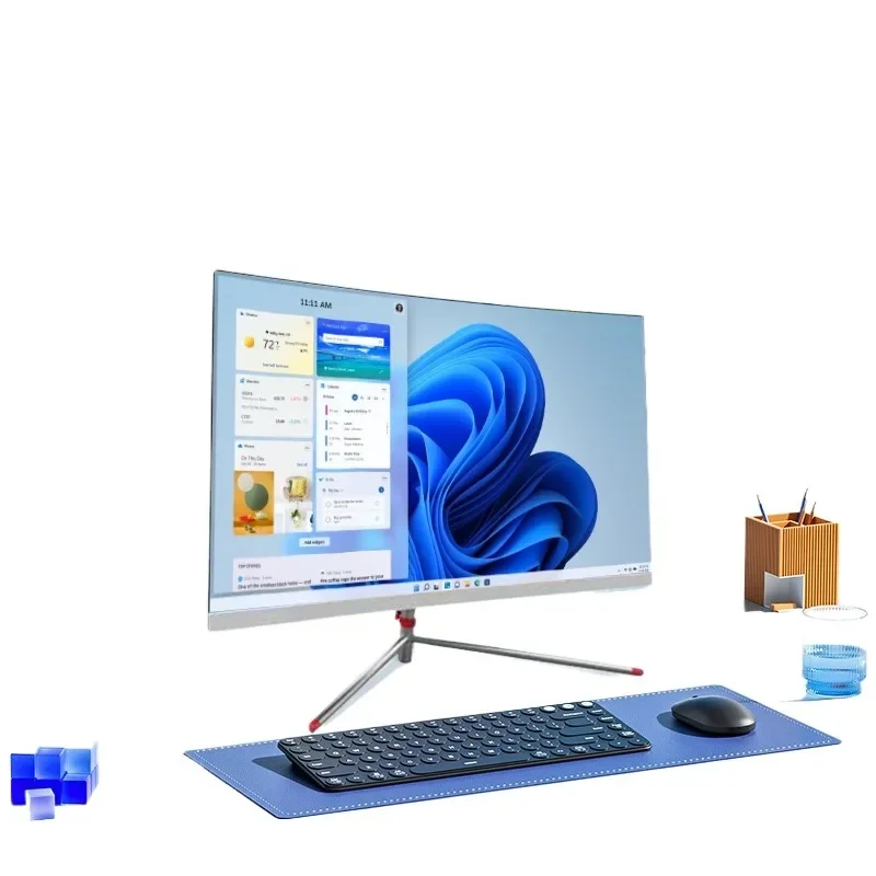 24 inch desktop office business high definition curved integrated computer y