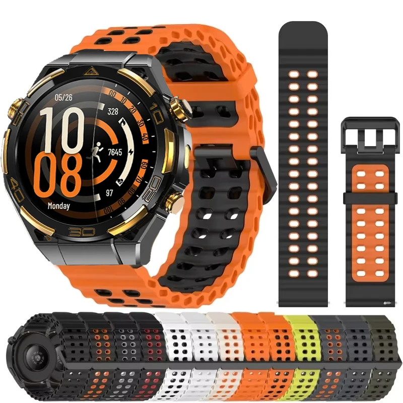 22Mm Silicone Watch…