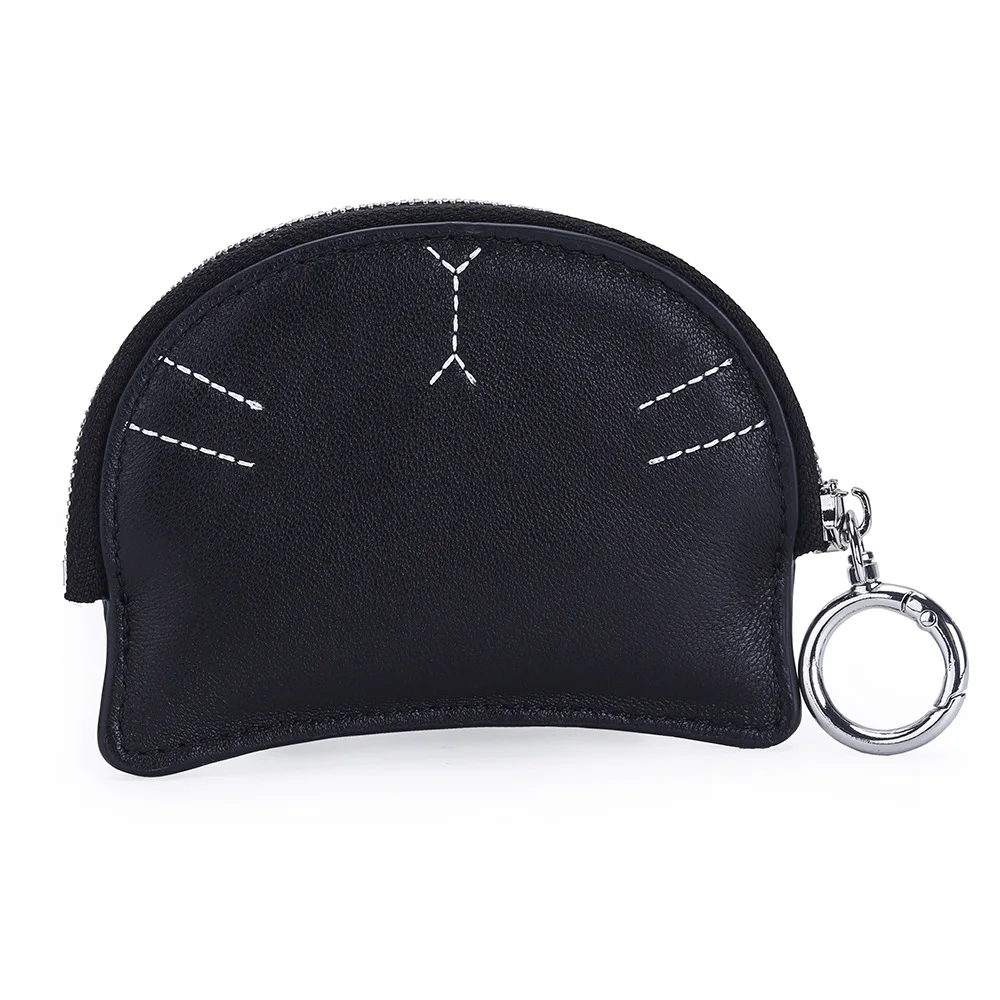 

Coin Purse Mini Cards Key Organizer Sheepskin leather Waist Hanging Wallets Earphone Pack Charms for Backpack Accessory Pouch