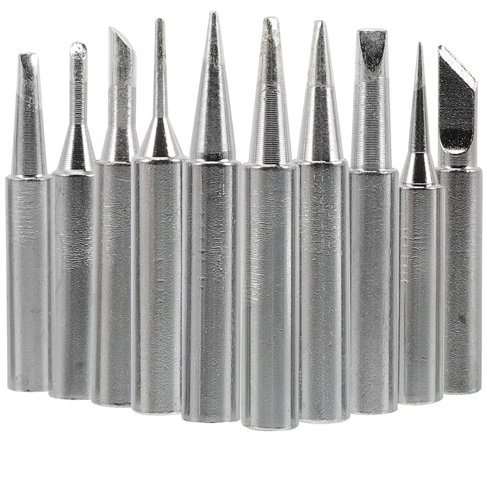 1 set di punte per saldatore punte di ricambio professionali assortite in rame di precisione durevole per varie stazioni di saldatura