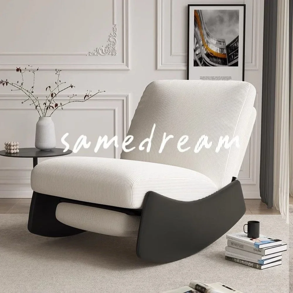 Arc-shaped rocking chair, adult lounge chair, lazy sofa, backrest, balcony, household leisure, internet celebrity,single bedroom