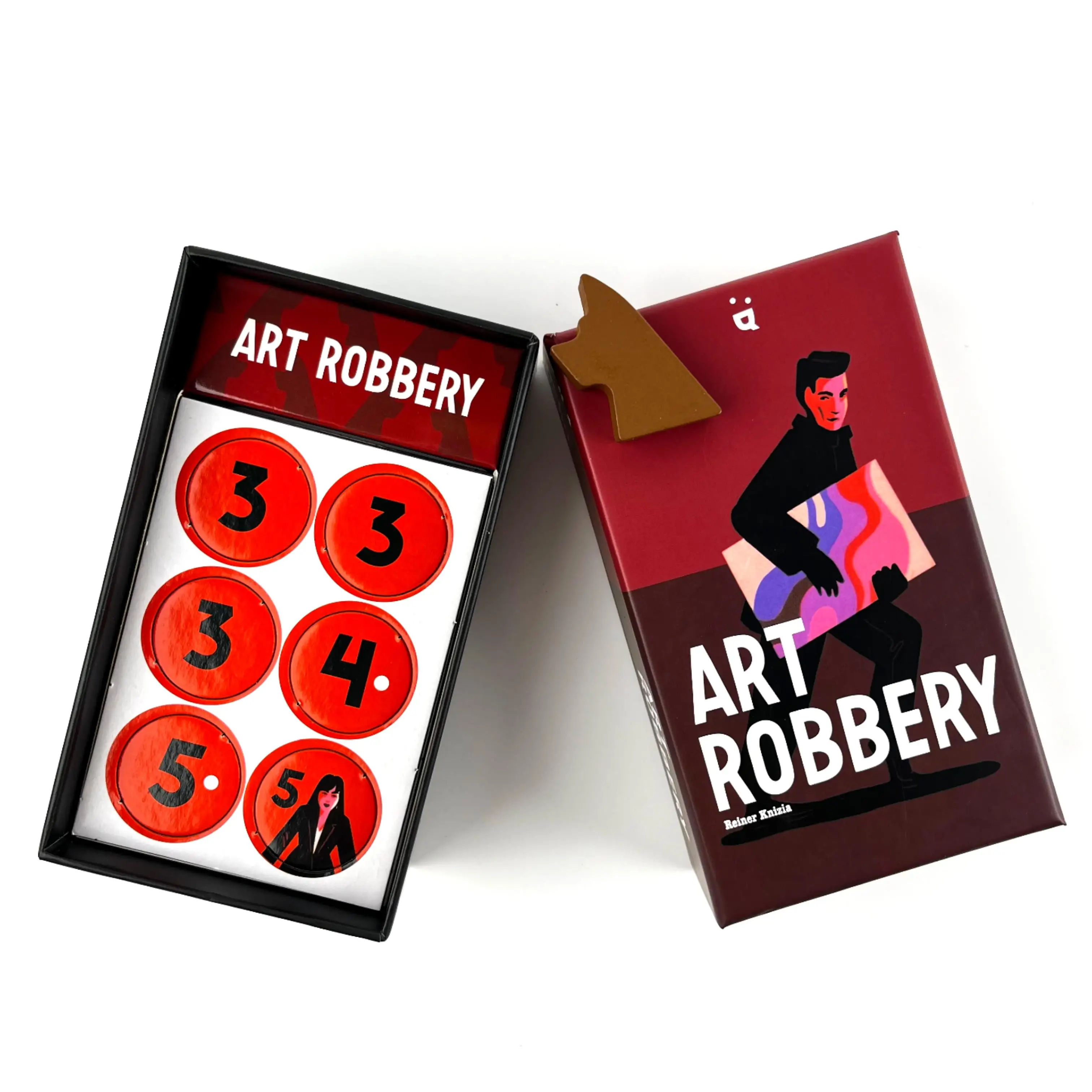 

Карточная игра Art Robbery – для 2-5 игроков, время игры 20 минут, веселая стратегическая игра для семейных вечеринок
