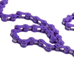 Cycling Track Chain Single Speed Bike 96 Links 1/2' X 1/8' - Purple