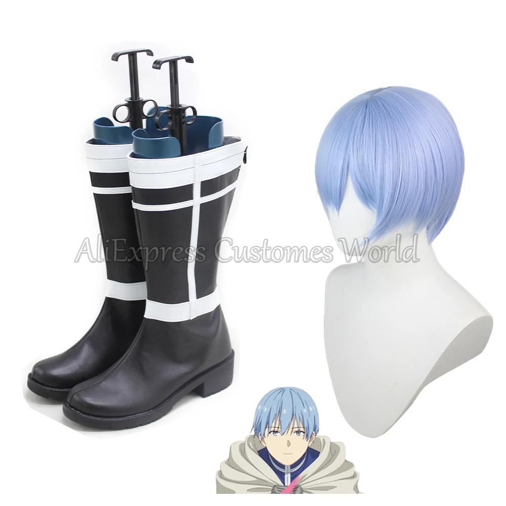 Anime Himmel Cosplay Chaussures Bottes pour Hommes et Femmes, Perruques, Poils, Frieren, Halloween, Funérailles, Cos Play Boot, Accessoires