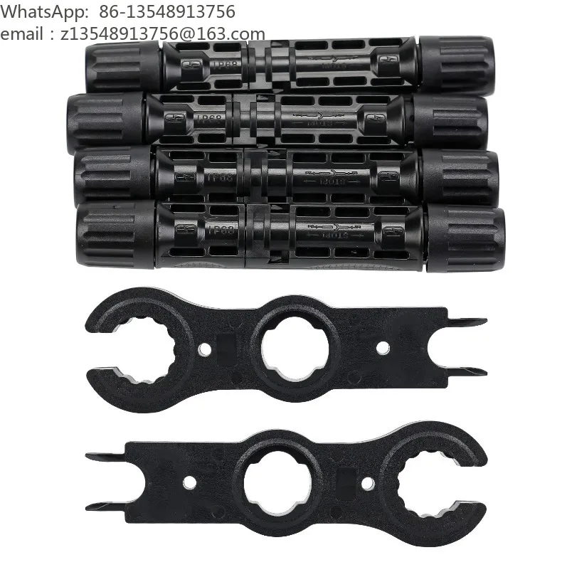 Waterproof PV Solar Connector Male Female IP67 Solar Panel Cable Plug Adapter 1 Pair Male Female Plug