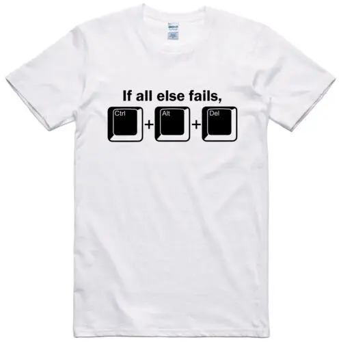 Uomo Divertenti Regalo Novità Computer Humor Scherzo Regular 100% Cotone T-Shirt