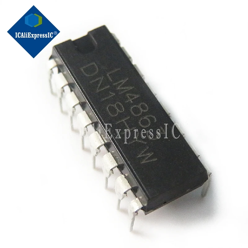 10pcs/lot LM4863D LM4863N LM4863 DIP-16 In Stock