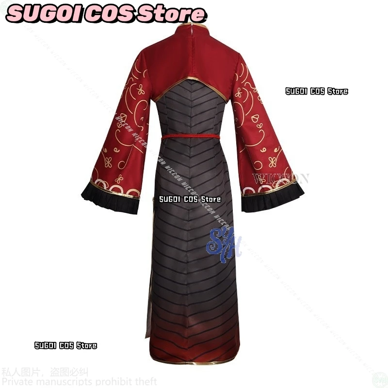 เจีย ซีชุน คอสเพลย์ อนิเมะ เกม ลิมบัส คอมพ์ไน คาวาอิ สไตล์จีน ชุดกี่เพ้าสีแดง ชุดกี่หลาสไตล์เรโทร โลลิต้า ฮาโลวีน คริสต์มาส {SUGOI COS}