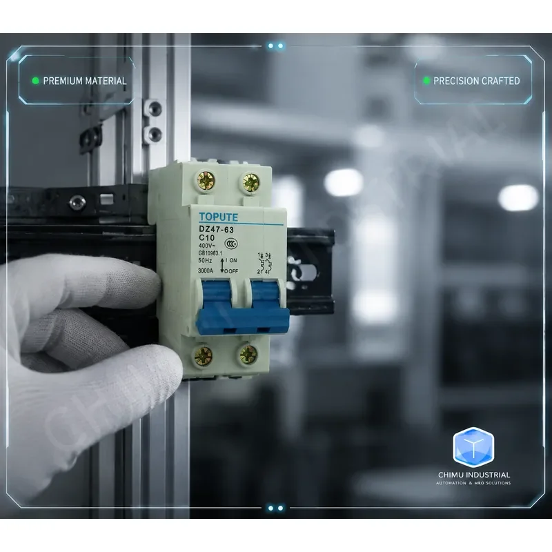 【CHIMU INDUSTRIAL】 DZ47-63 2P Mini Circuit Breaker 6A-63A 220V Air Switch for Main Gate Protection