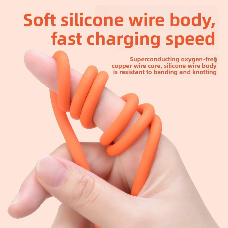 Data Cable, Three-in-one Charging Cable, One-to-three 120W Super Fast Charging Geek Cable, Suitable for TYPE-C