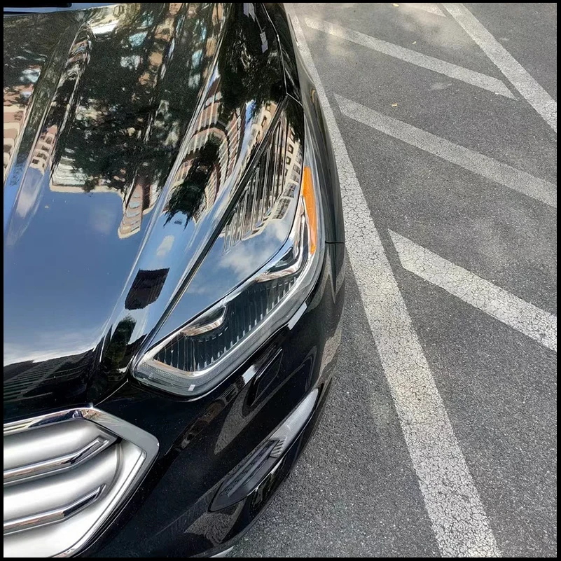 

Car styling For Ford Escape 2017 2018 2019 Kuga Vignale Headlight Eyelid Eyebrow Decorative Cover Sticker Trim Auto Accessories