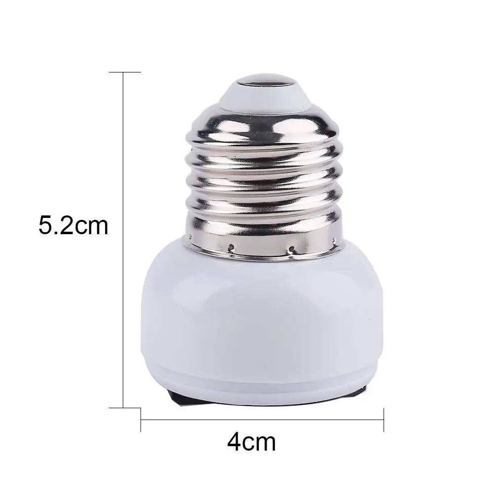 1PC E27 Lamp Light Socket Holder Screw Bulb Convert To US/EU Power Outlet Screw Bulb Light Holder US/EU Plug Connector Converter