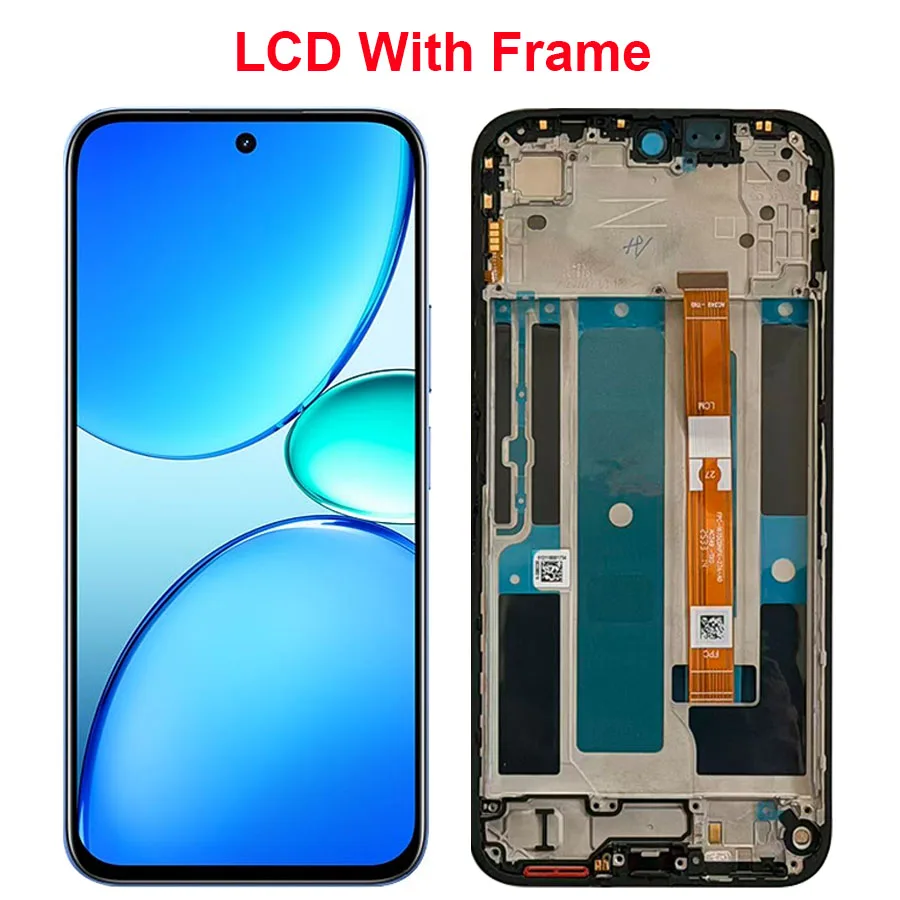 6.8''For Realme C85 4G LCD Display Screen Touch Panel Digitizer Replacement Parts For Realme C85 4G Screen With Frame RMX5566