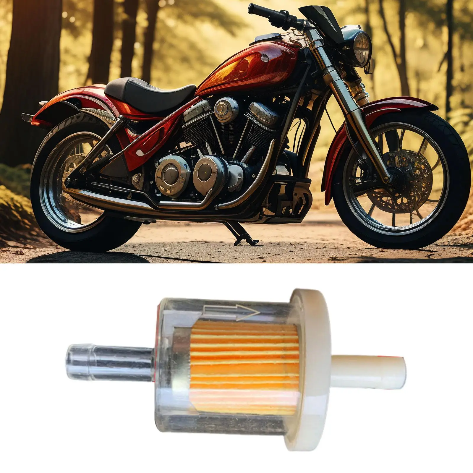 Аксессуары для бензина для мотоциклов Прозрачные аксессуары для мотоциклов Бензин