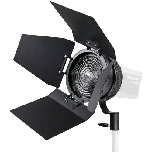 Nanguang NANLITE FL-11 Fresnel Lens with Barndoor Spot-to-Flood Adjustable for NANLITE 60C 60 60B 60W Photography light