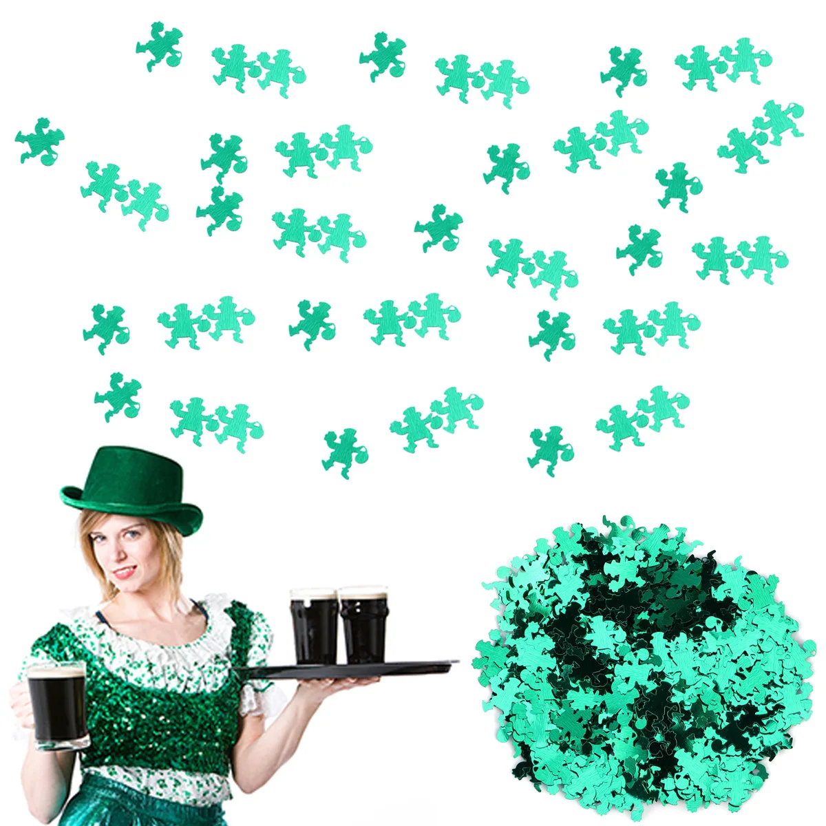 

15 G Throwing Confetti Glitter Wedding St. Patrick's Day Sequins Birthday Decoration