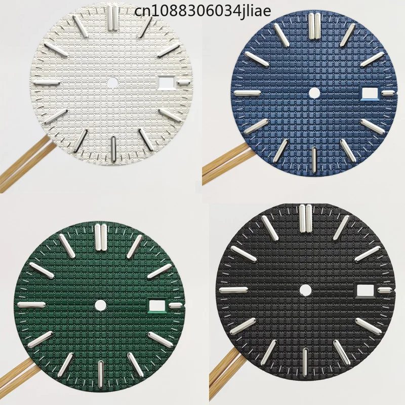 Modified watch accessories, dial 31.8MM, noodle nails, suitable for NH35 movement (with matching case and strap)