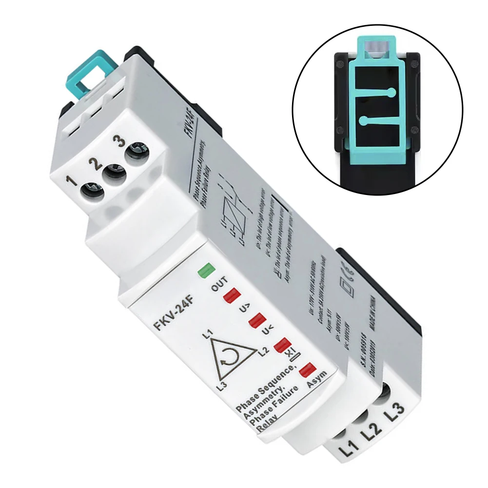 

Suitable for DSP FKV24F 380V Phase Relay Overvoltage Undervoltage Phase Balance Protection for Electrical Installations