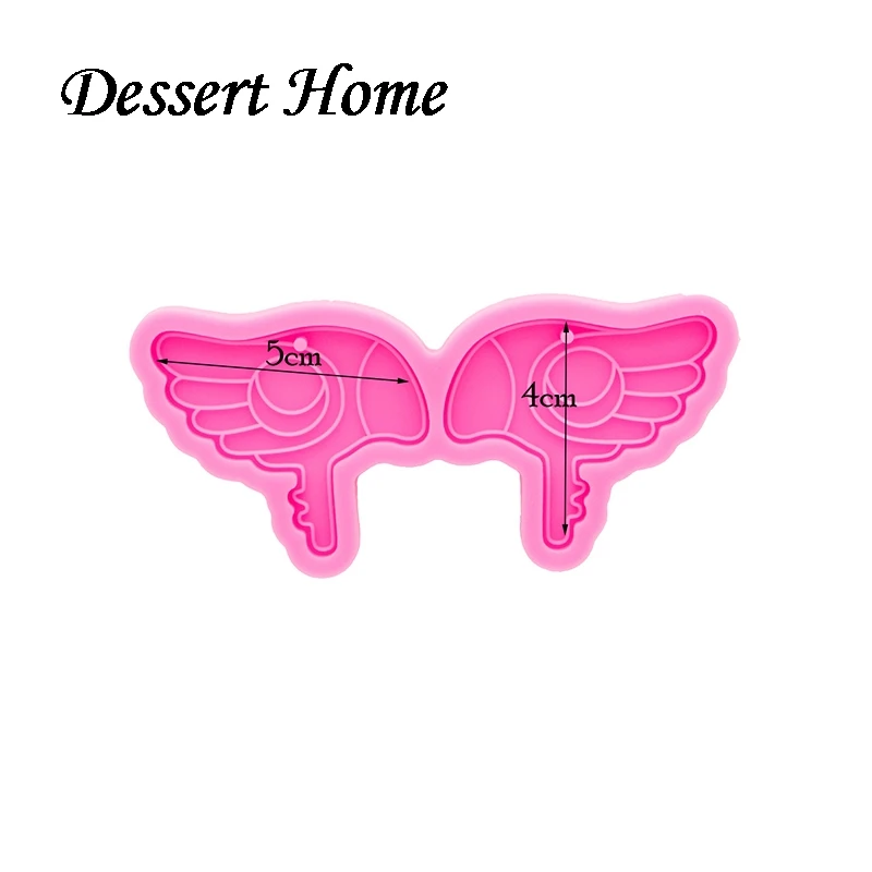 DY1031 Bird head Earrings Molds Silicone Mold to Make Crafts with Epoxy, Fondant Chocolate Sugar Craft Molds DIY Cake Moulds
