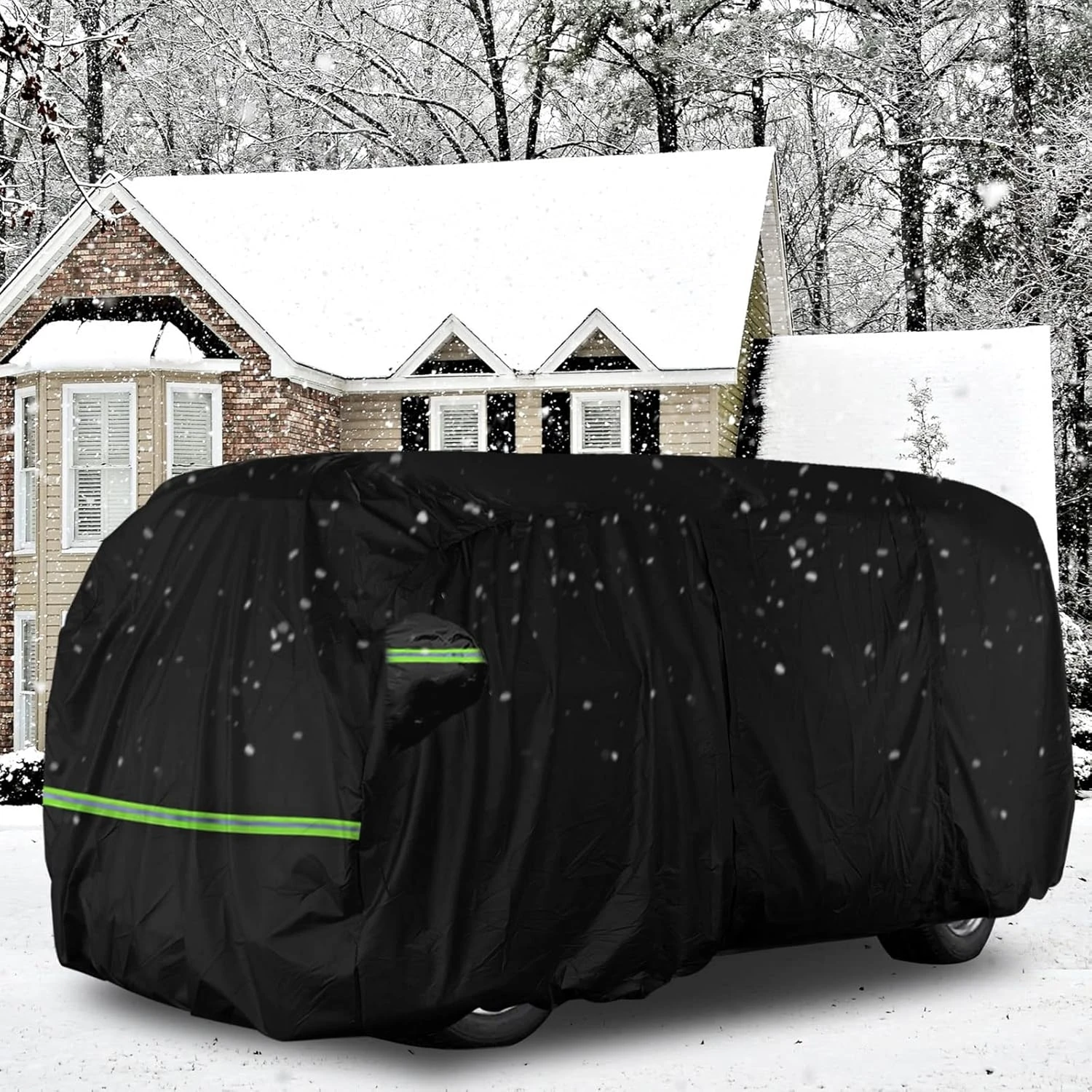 Waterproof All-Weather SUV Car Cover With Zipper Door UV Protection & Windproof Straps VW BUS T1 T2 T3 1950-1992