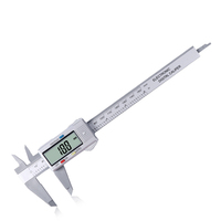Classic Texture Electronic Carbon Fiber Multi-functional Vernier Caliper Gauge Micrometer Practical Depth Measuring Tools