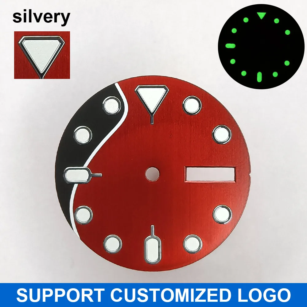 28,5 mm Zifferblatt Leuchtendes Zifferblatt Geeignet für NH-36 Uhrwerk Mechanische Uhr Montage Teile Modifikation Individuelles LOGO/Name – Detail 19