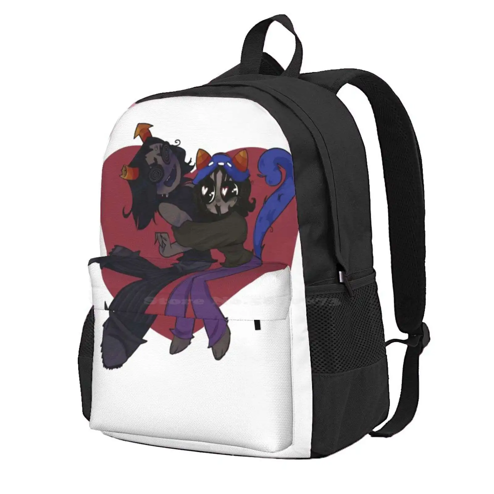 Equius And Nepeta Moirail Hot Sale Schoolbag Backpack Fashion Bags Nepeta Leijon Equius Zahhak Sburb Homestuck Trolls Moirail