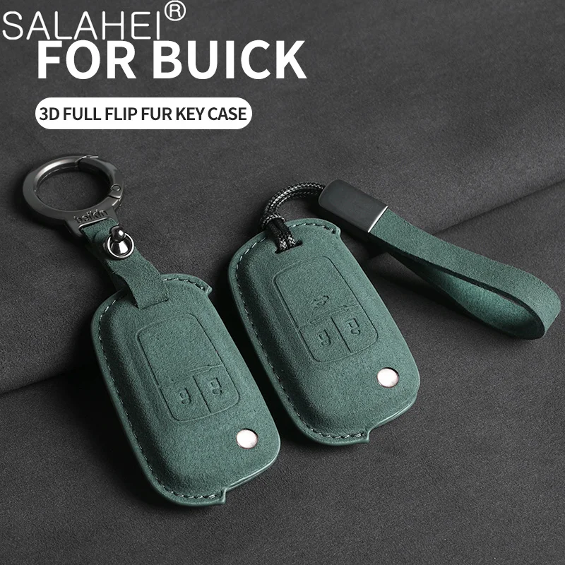 Car Remote Control Key Full Cover Case Keychain for Buick Encore GL8 Regal Lacrosse Skylark Rendezvous Auto Interior Accessories