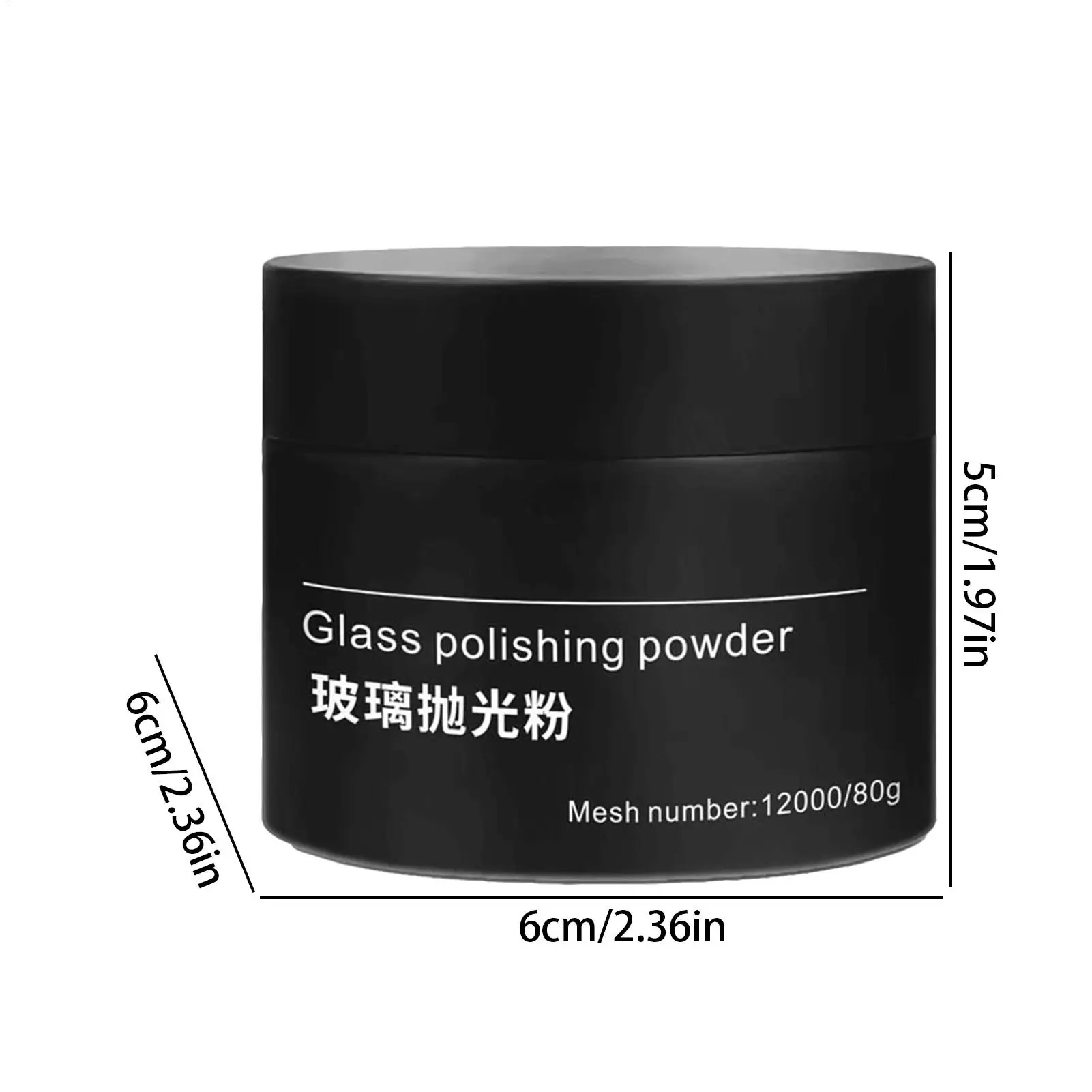 Hot Glass Polishs Powder 80g Automotive Glass Polishing Powder Car Window Scratches Removal Oil Film Powder For Trucks Repair