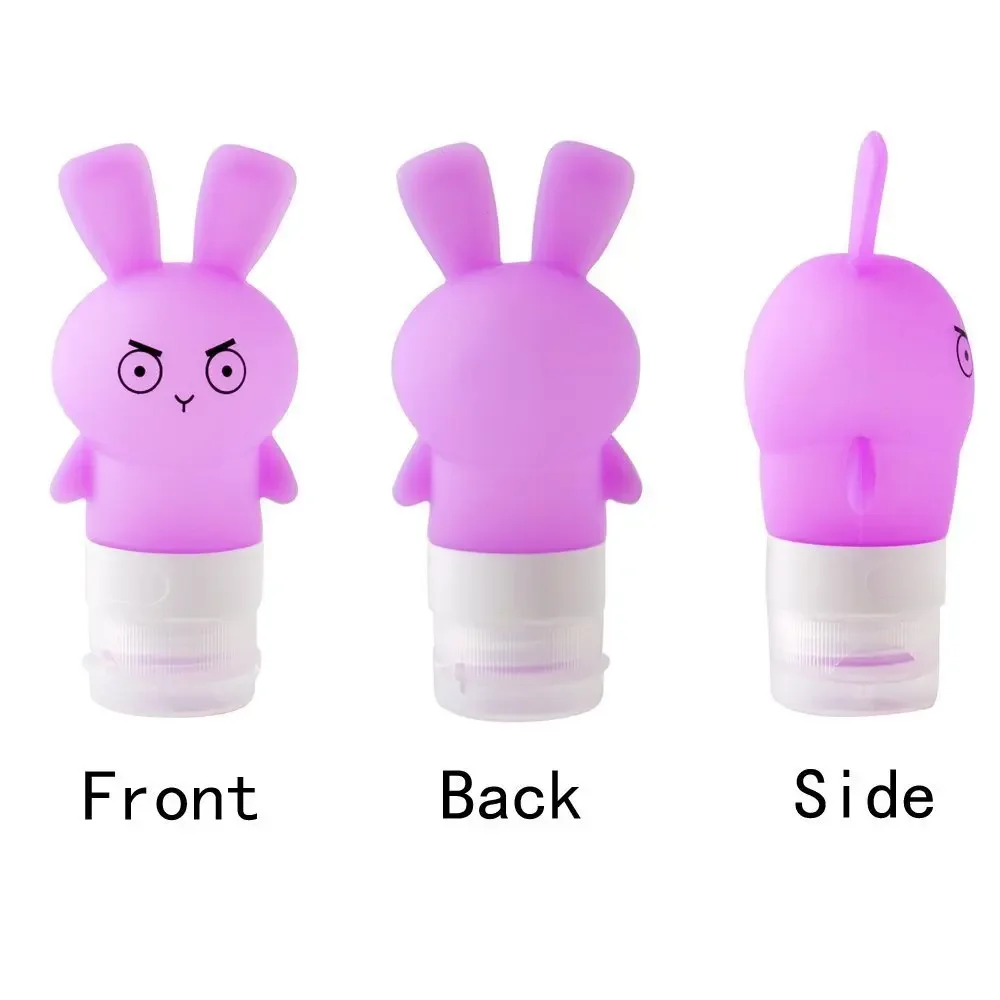 New Portable Cute Refillable Travel Silicone Empty Bottles Shampoo Shower Gel Lotion Tube Squeeze Container Makeup Tool