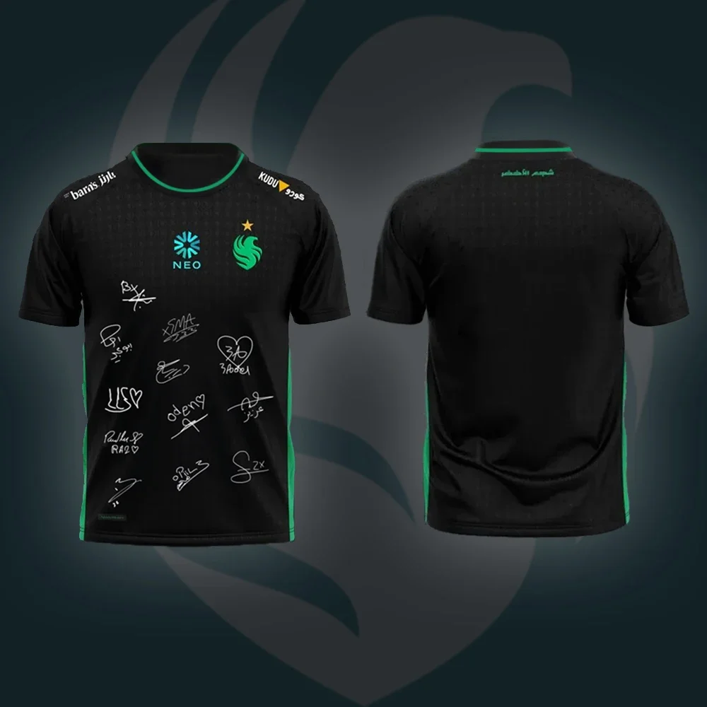 2025 الرجال جديد مكافحة الإرهاب النخبة فريق 2 الصقر Esports موحدة جيرسي ثلاثية الأبعاد مطبوعة تنفس رياضي موضة تي شيرت رياضي