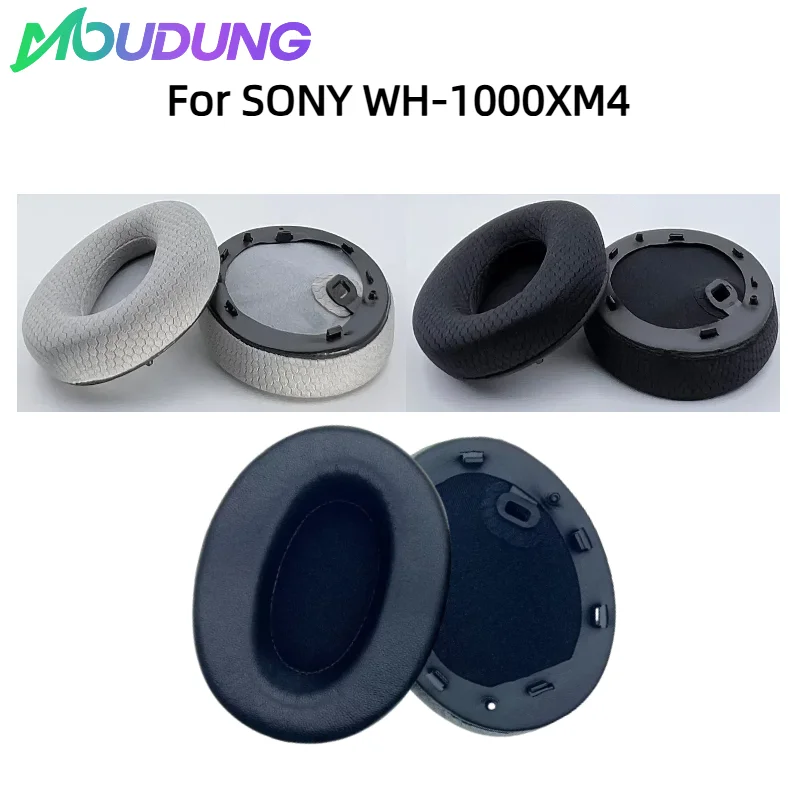 

Soft Foam Protein Leather Headphone Earpads Ear Pads Compatible For SONY WH-1000XM4 Headset Earmuffs Repairing Parts