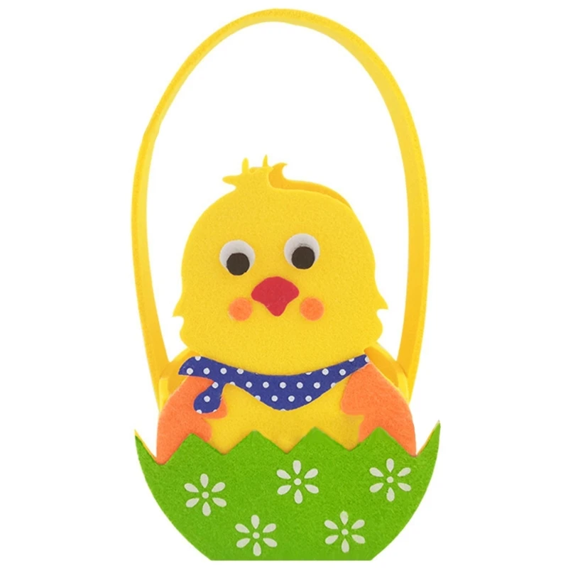 Adorável cesta feltro para a Easters Gifts and Decorações Projetos Artesanato com Handbag School Animal School