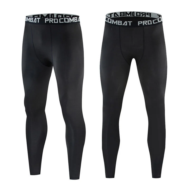 Pantalones de compresión para hombre, pantalones deportivos de secado rápido, mallas para gimnasio, Crossfit, mallas para correr, ropa de entrenamiento, ropa deportiva