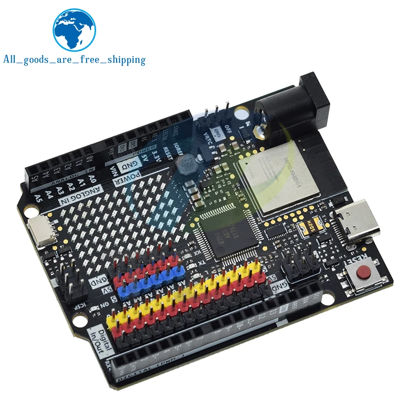 Imagem -03 - Tzt Uno-tipo-c Placa de Desenvolvimento Usb Edição Wifi Programação Arduino Learning Controller Uno r4 Esp32-s3