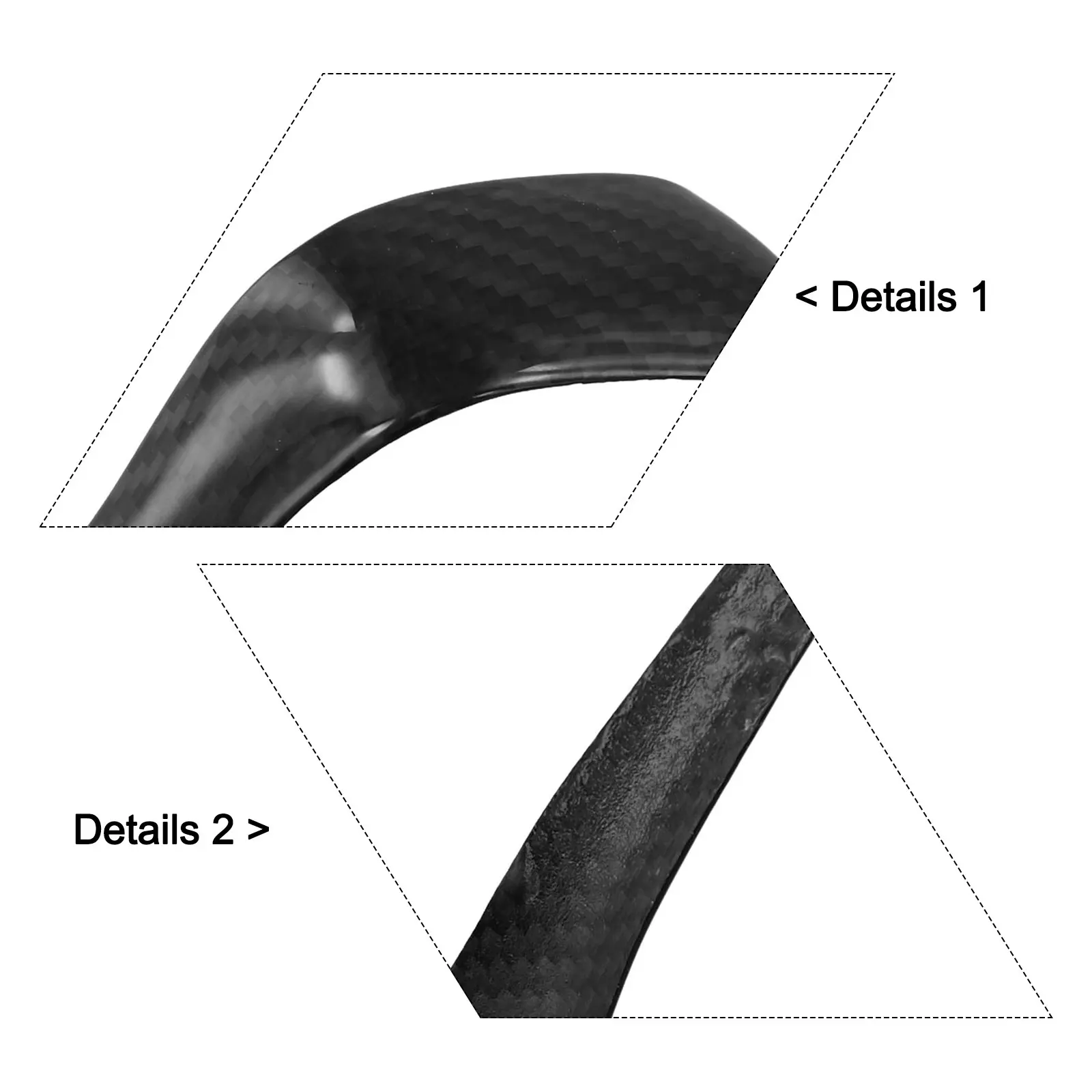 

Insert Car Accessories Gear Shift Knob Cover Gear Shift Knob Cover Interior Decoration Trim 2011-2017 Carbon Fiber
