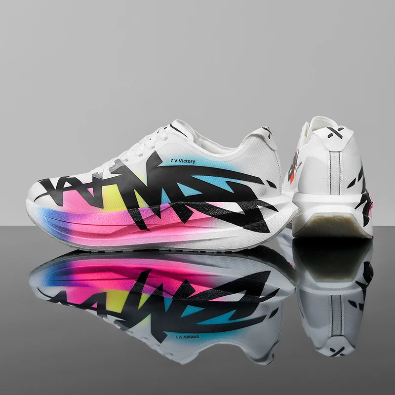2026 Air Cushion Jogging Shoes Running Shoes Carbon Board Marathon Men Sports Breathable Lightweight Women's Nonskid Sneakers - view 3