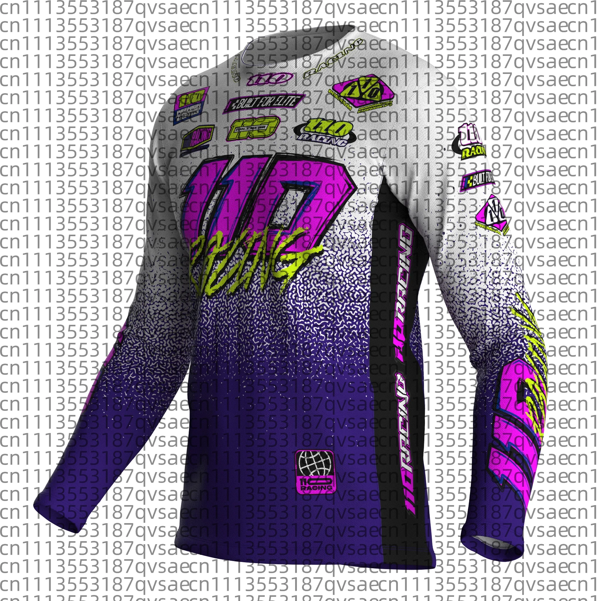 2026 Cycling Clothes Breathable Quick Drying Mountain Bike Off Road Motorcycle Long Sleved Men's and Women Speed Drying Tops