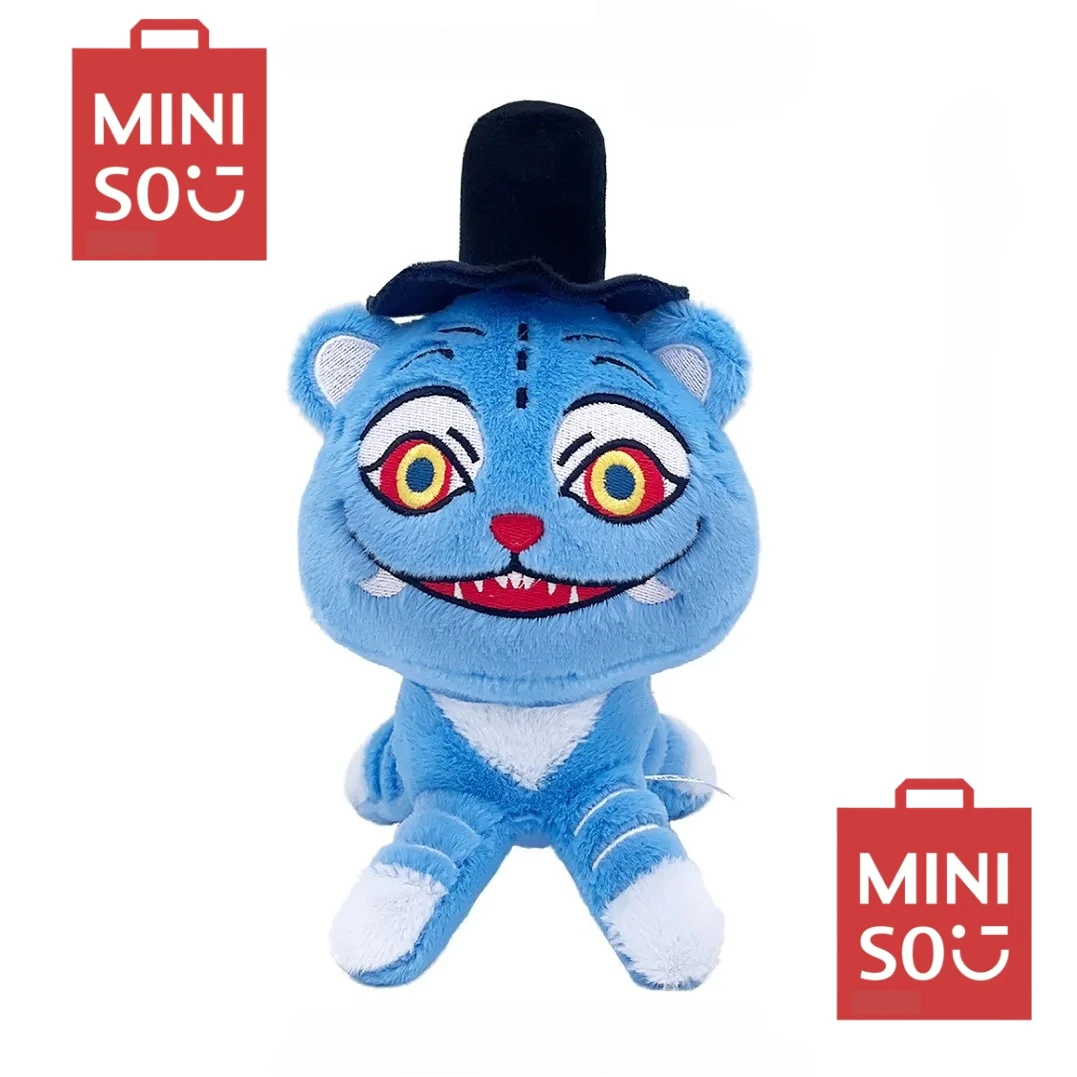 

2025 Anime K-pop Devil Hunter Plush Cute Purple Tiger Black Hat Magpie and Three eyed Monster Hunting Girl Cotton Group Fill