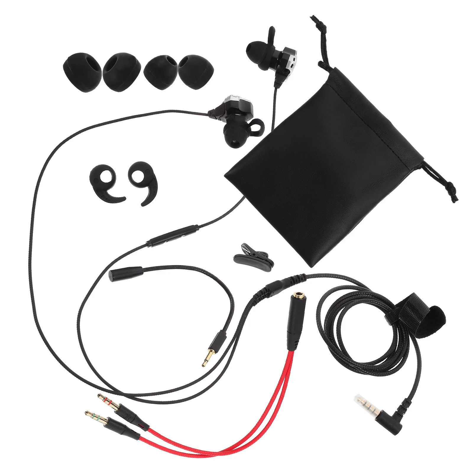 

1Set Gaming Earphone Wired Stereo Earbuds Ergonomic Design Clear Mic for Pc Mobile Tablet Comfortable Gaming Headset