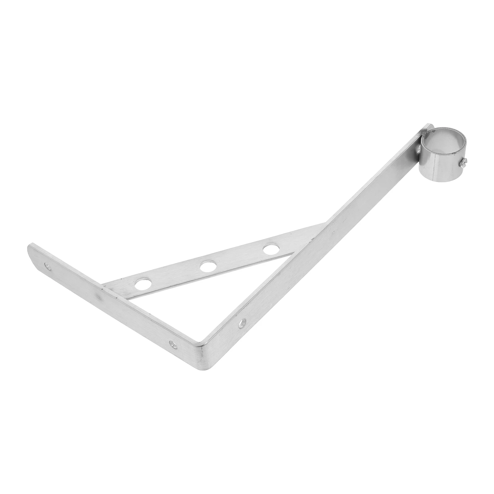 

Stainless Steel Clothes Rod Bracket Triangle Drying Mount Shelf Brackets Spacesaving Closet Pole Supports Versatile