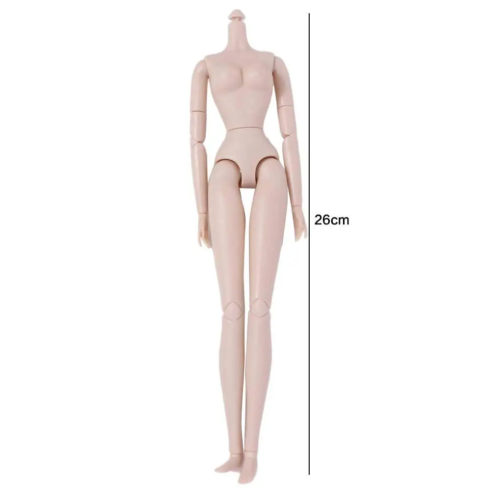 1/6 Doll White Skin Nude Doll Toys Movable Solid Doll Jointed Nude BJD Dolls 28 Joints Replacement Super Model Doll