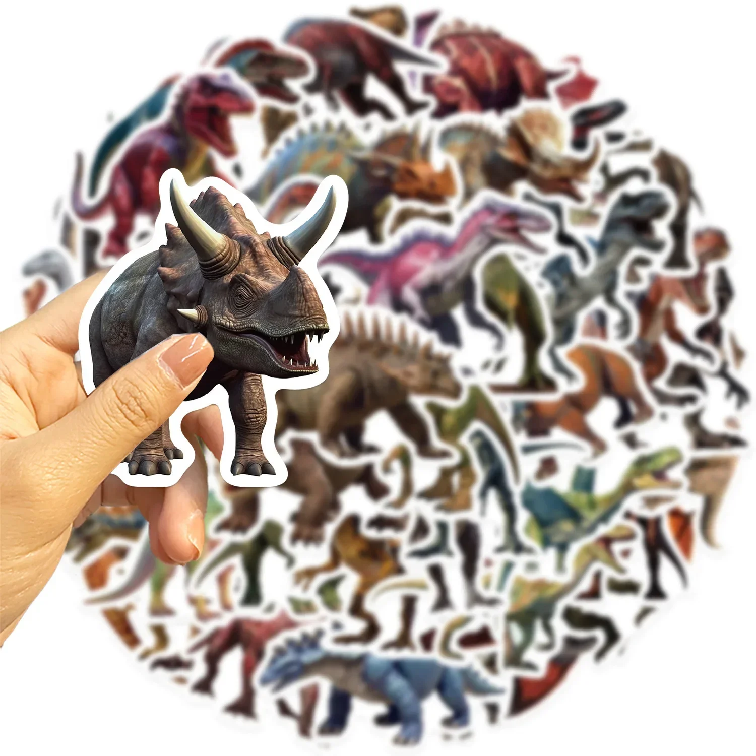 10/50pcs Cool Jurassic Park Movie Stickers Dinosaur Anime Animal Stickers For Stationery Scrapbook Bike Guitar Sticker Toy