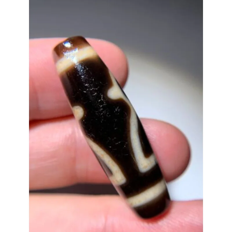 Tibetan Old Agate Dzi Bead 