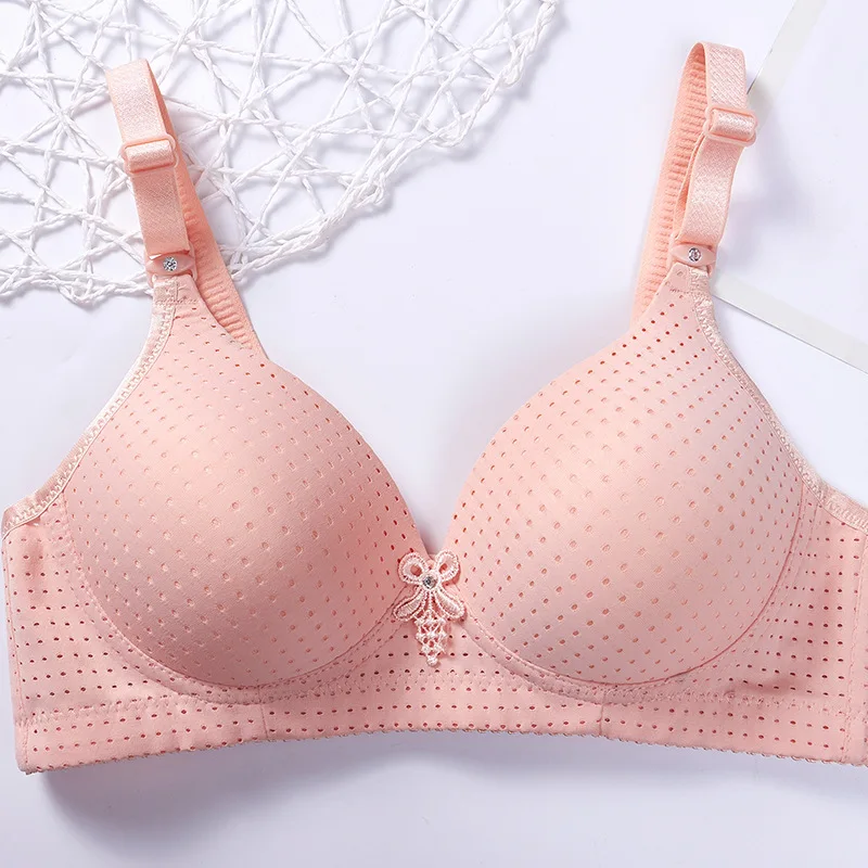 New Large-sized Gathered Seamless and Breathable Bra With Thin and Steel Ring Free Comfortable Underwear