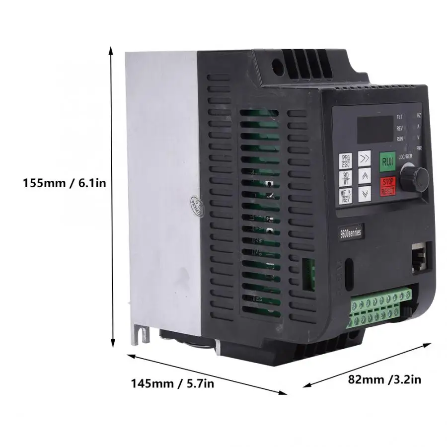 Imagem -04 - Conversor de Frequência 0.75kw 1.5kw 2.2kw 220v Fase 220v Entrada Fase 220v 380v Mini Inversor do Vfd