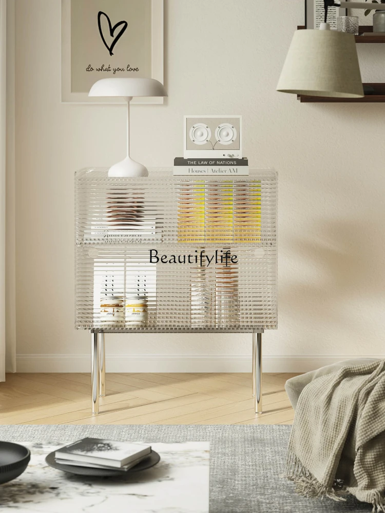 

Acrylic side cabinet Modern simple storage Bauhaus cabinet
