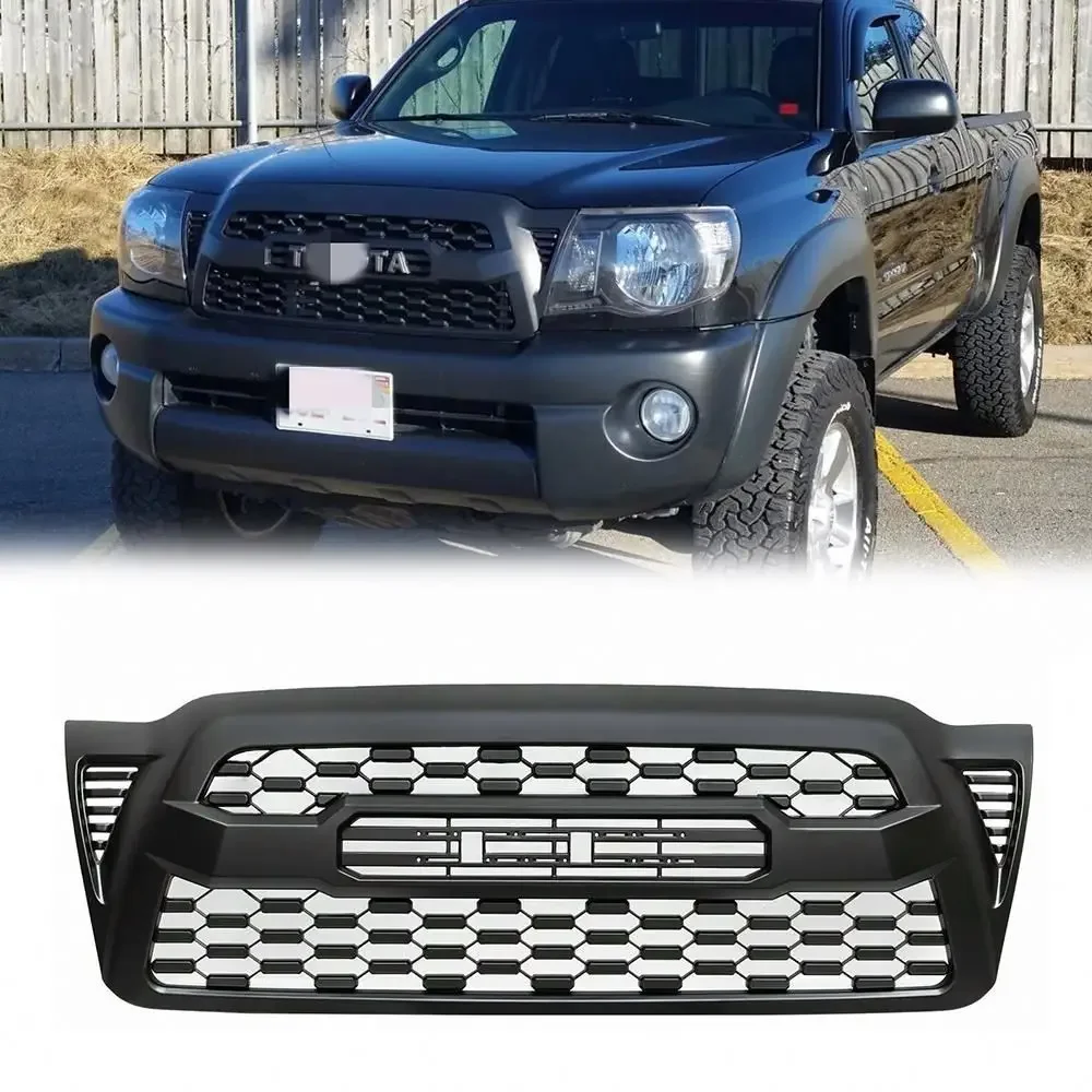 2005 2006 2007 2008 2009 2010 2011 4x4 pickup accessories parts Front mesh TRD car bumper grille for toyota tacoma