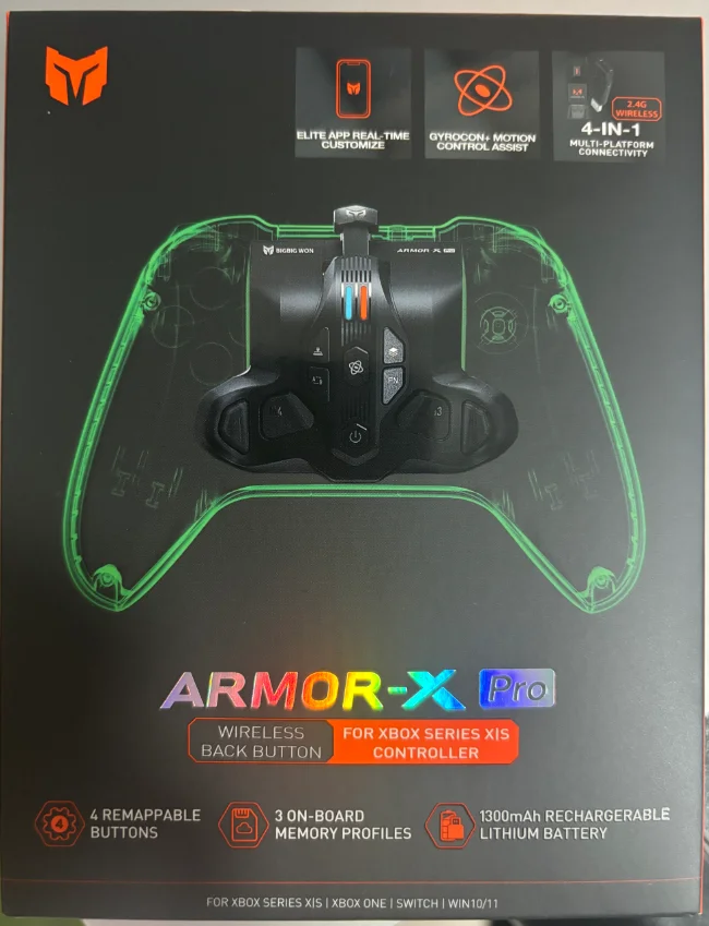

ARMOR-X Pro задняя клавиша, беспроводной приемник, контроллер серии Xbox, специальный задний ключ, макроконтроллер, аксессуары, гироскоп